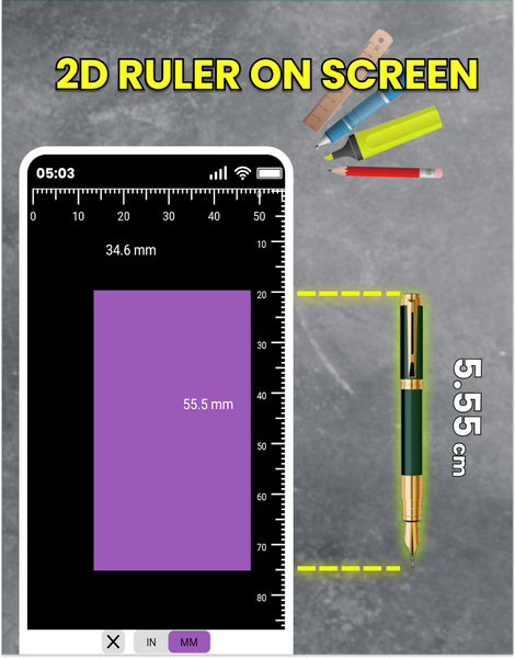 AR Ruler: Tape Measure Camera - عکس برنامه موبایلی اندروید