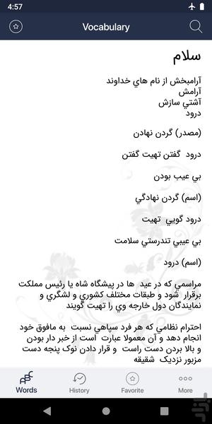 Hooshyar Persian Dictionary - Image screenshot of android app