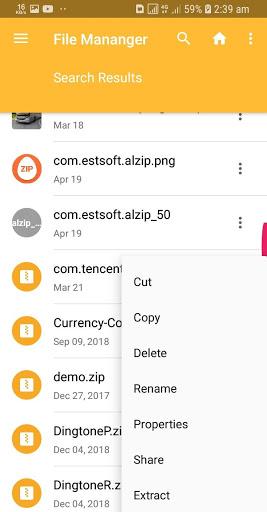 Zip file extractor for Android® - Image screenshot of android app