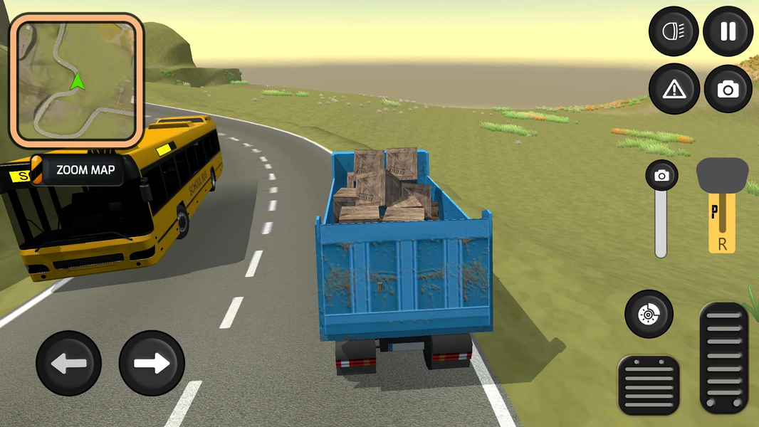 Truck Dangerous Road Simulator - عکس بازی موبایلی اندروید