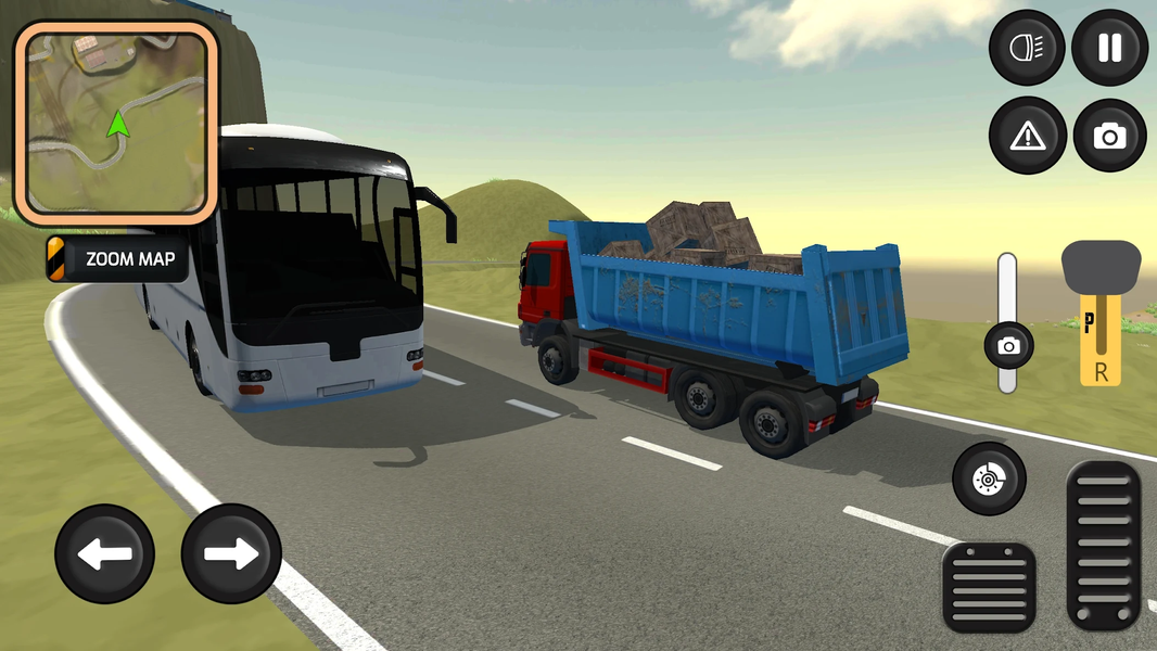 Truck Dangerous Road Simulator - عکس بازی موبایلی اندروید