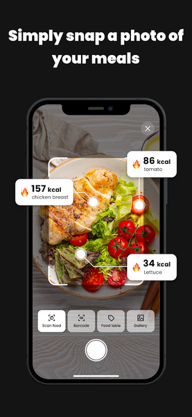 CalDiet-AI Food Scanner - Image screenshot of android app