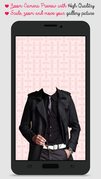 Jacket Suit Photo Camera - Image screenshot of android app