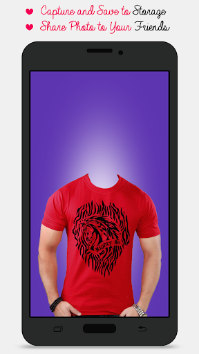 Man T-shirt Photo Maker - عکس برنامه موبایلی اندروید