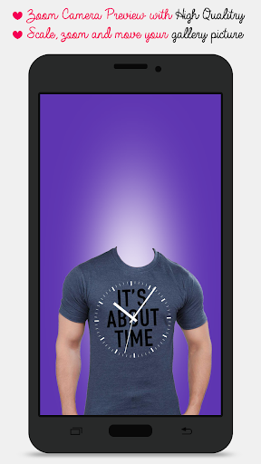 Man T-shirt Photo Maker - عکس برنامه موبایلی اندروید