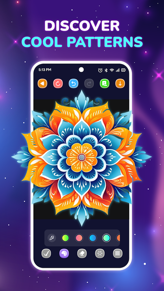 Neon Glow Drawing: Doodle Art - عکس برنامه موبایلی اندروید