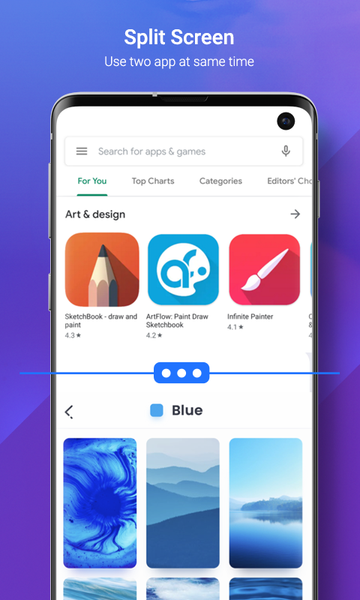 Split Multitasking Dual Screen - عکس برنامه موبایلی اندروید
