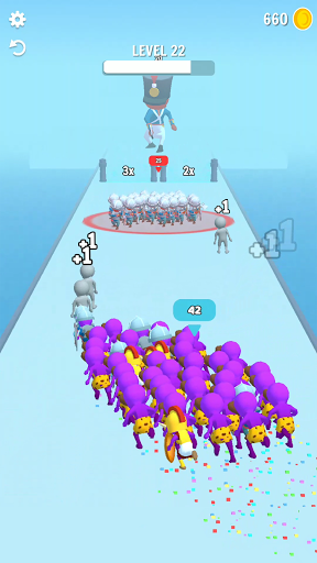 Crowd Fight 3D - Gameplay image of android game
