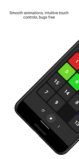 Game of Fifteen: ۱۵ puzzle with Flutter - عکس بازی موبایلی اندروید