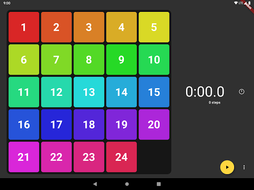 Game of Fifteen: ۱۵ puzzle with Flutter - عکس بازی موبایلی اندروید