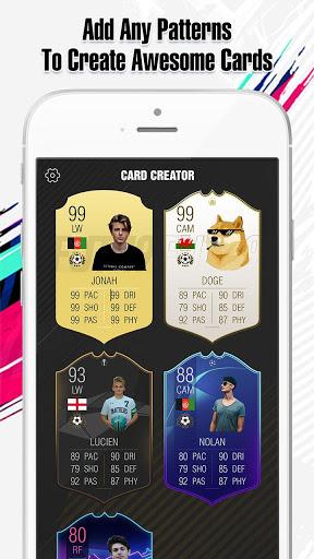 FUT 19 Card Creator - Image screenshot of android app