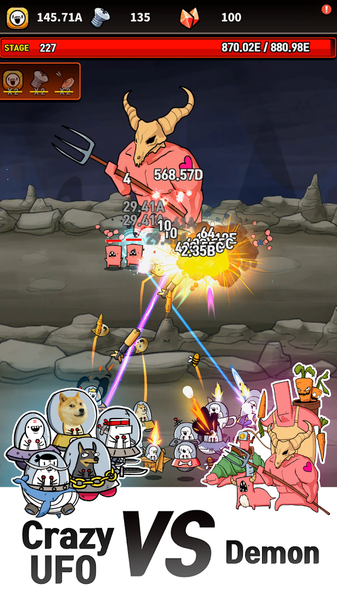 UFO RPG : idle wars - عکس بازی موبایلی اندروید