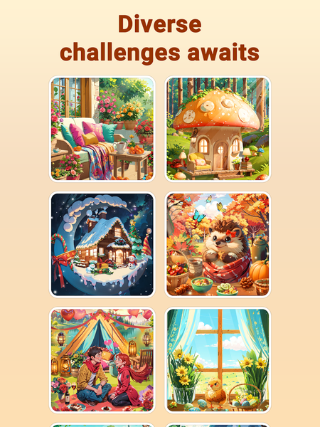 Artistic Jigsaw: Collection - Gameplay image of android game