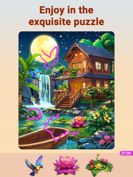 Artistic Jigsaw: Collection - Gameplay image of android game