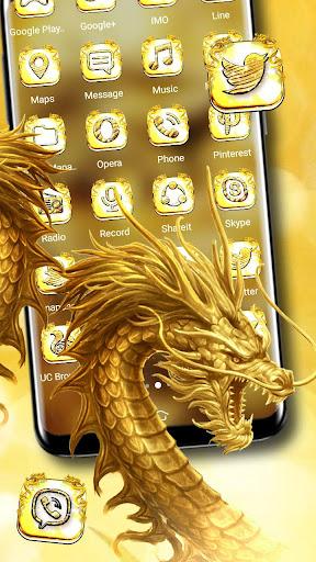 Golden Dragon Theme Launcher - عکس برنامه موبایلی اندروید