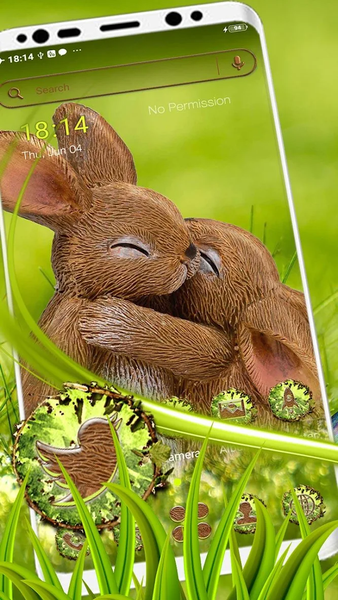 Rabbit Love Theme Launcher - عکس برنامه موبایلی اندروید