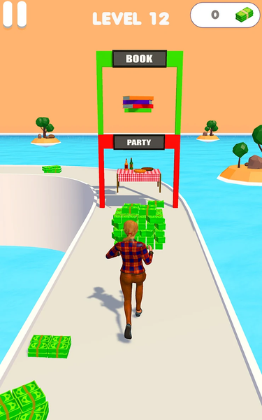 Money Run Rich 3D Games - Gameplay image of android game