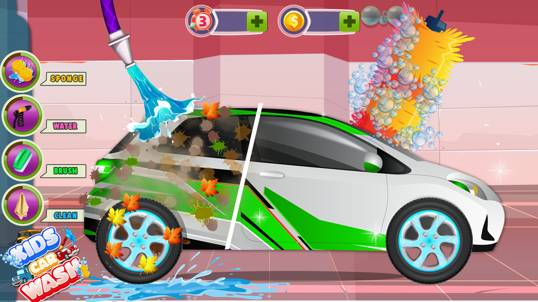 Kids Car Wash Game : Car Games - عکس برنامه موبایلی اندروید