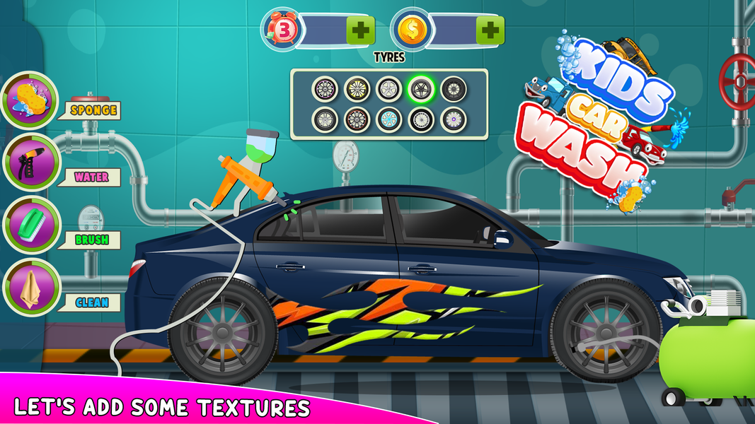 Kids Car Wash Game : Car Games - عکس برنامه موبایلی اندروید