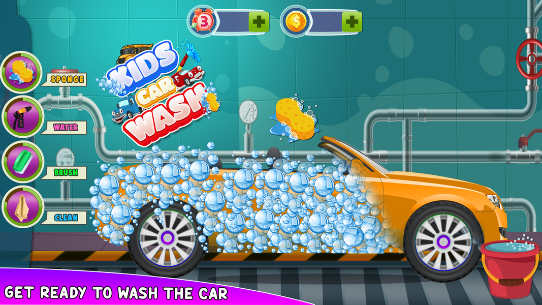 Kids Car Wash Game : Car Games - عکس برنامه موبایلی اندروید