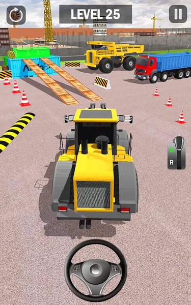 Real Excavator 3D Parking Game - Gameplay image of android game