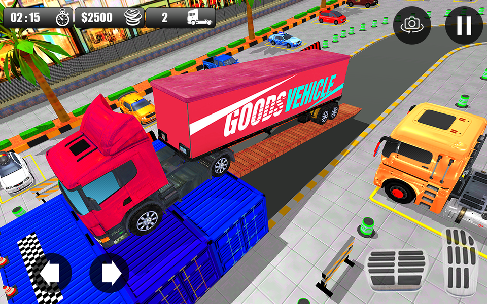 Dump Truck Parking Games 3D - Gameplay image of android game