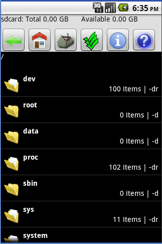 File explorer: SD card folder - عکس برنامه موبایلی اندروید