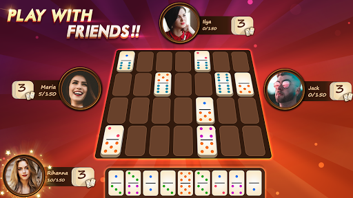 Dominoes Online - Multiplayer Board Games - Gameplay image of android game