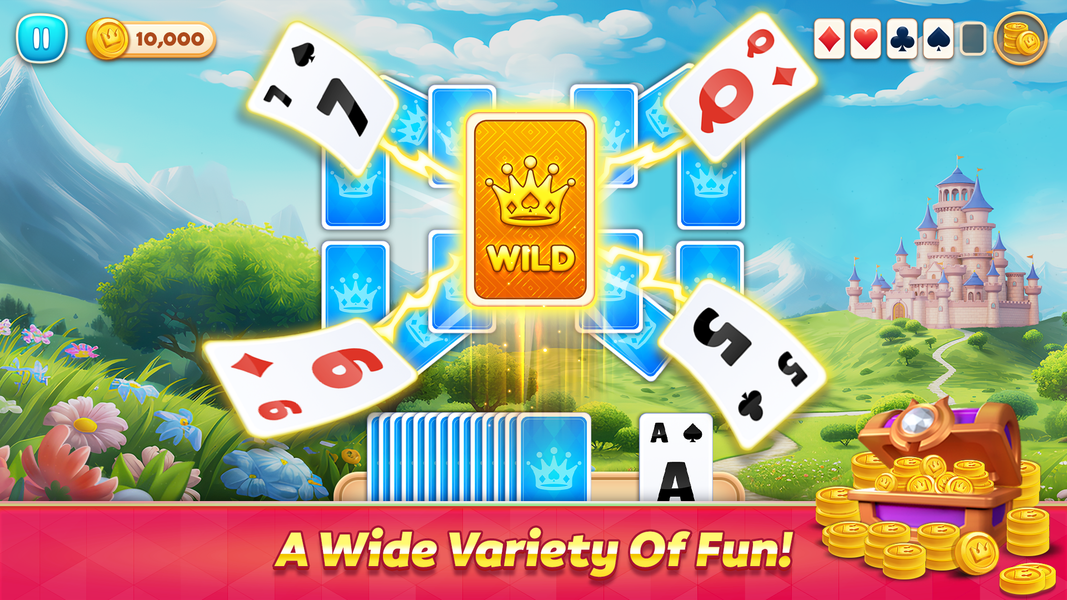Royal TriPeaks Solitaire Fun - Gameplay image of android game