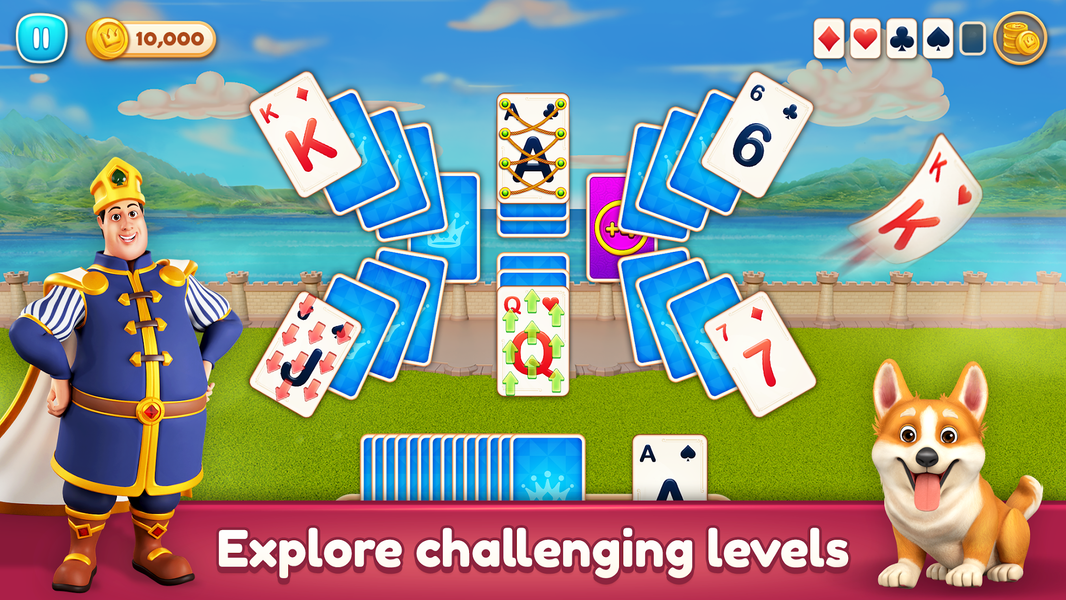 Royal TriPeaks Solitaire Fun - Gameplay image of android game