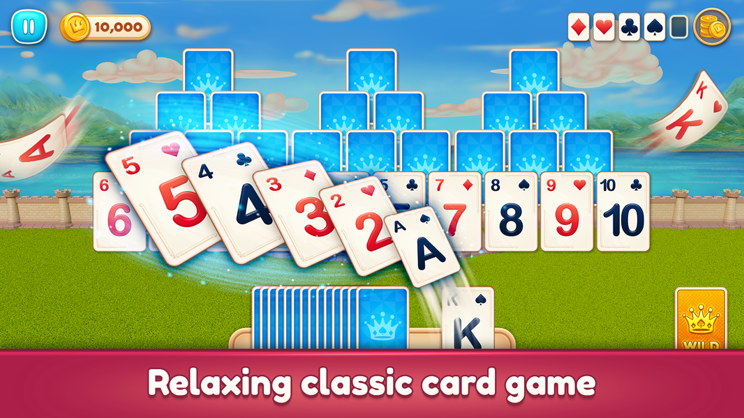 Royal TriPeaks Solitaire Fun - Gameplay image of android game