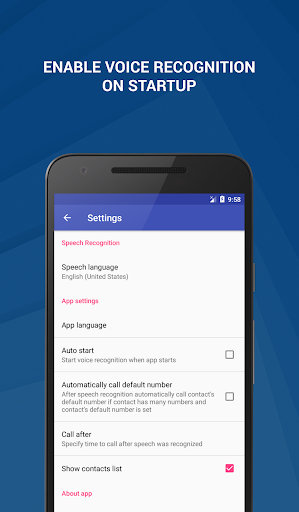 Voice Call Dialer - عکس برنامه موبایلی اندروید