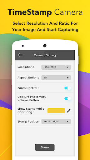 Auto Time Stamp Camera - Image screenshot of android app