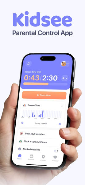 Parental Control App - Kidsee - عکس برنامه موبایلی اندروید