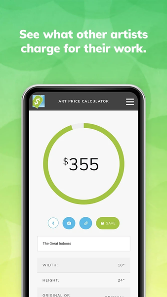 Art Price Calculator - عکس برنامه موبایلی اندروید