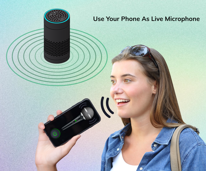 MobileMic To Bluetooth Speaker - Image screenshot of android app
