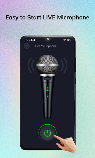MobileMic To Bluetooth Speaker - Image screenshot of android app