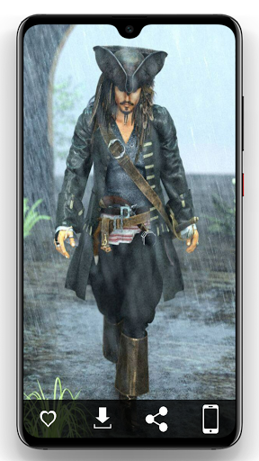 Captain Jack Sparrow 1 Wallpaper for iPhone 11 Pro Max X 8 7 6  Free  Download on 3Wallpapers