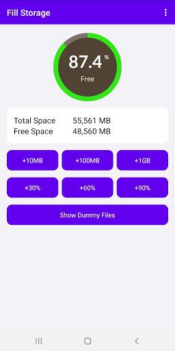 Fill Storage - Image screenshot of android app