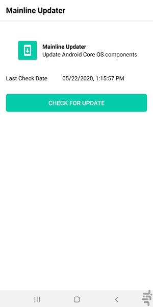 بروزرسانی اصلی - Image screenshot of android app