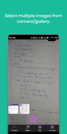 Image Scanner- PDF Creator, Text[OCR] & QR Scanner - Image screenshot of android app