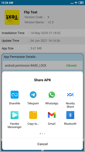 App Share And Backup - Image screenshot of android app