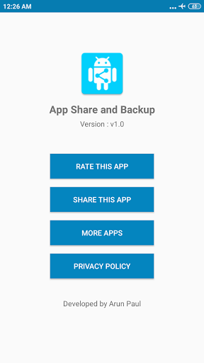 App Share And Backup - Image screenshot of android app