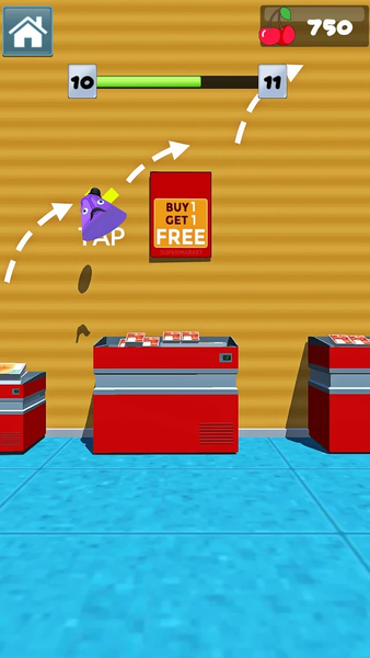 Jelly Flip 3D - Fun Flipping - Gameplay image of android game