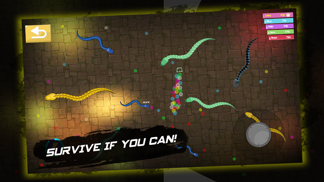 Real Snake - Giant Worms Zone - Gameplay image of android game