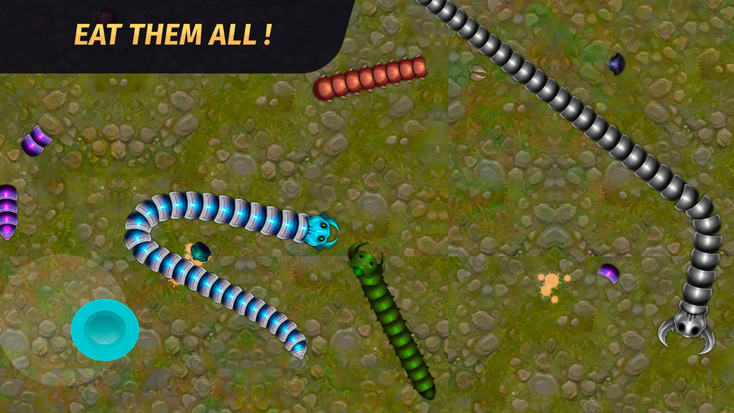 Worm.io - Gusanos Battle - عکس بازی موبایلی اندروید