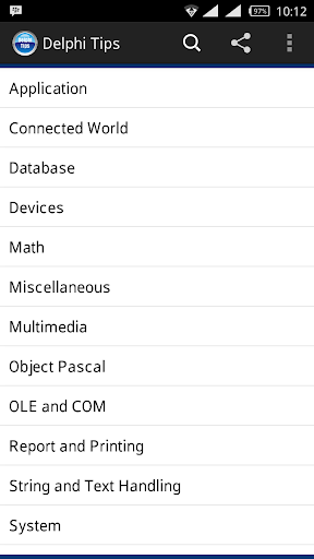 Delphi Tips - Image screenshot of android app