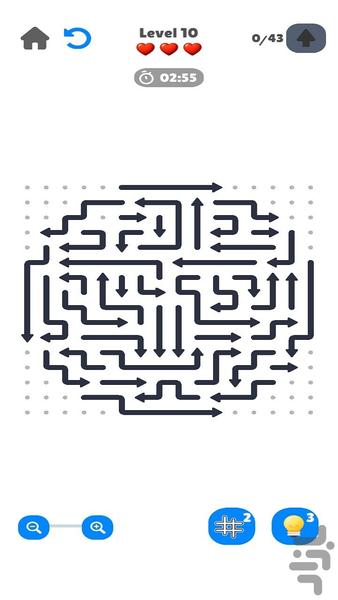پازل فلش و فرار در مسیر - عکس بازی موبایلی اندروید