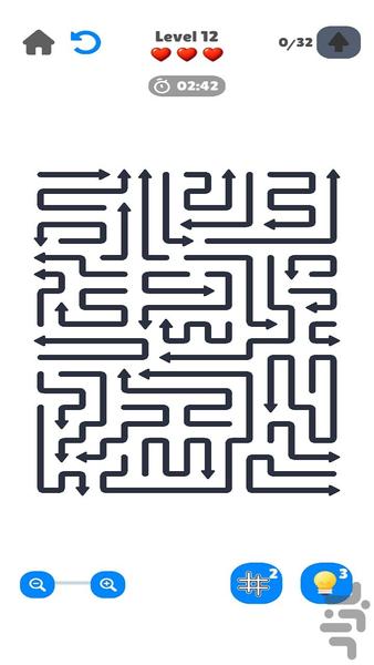 پازل فلش و فرار در مسیر - عکس بازی موبایلی اندروید