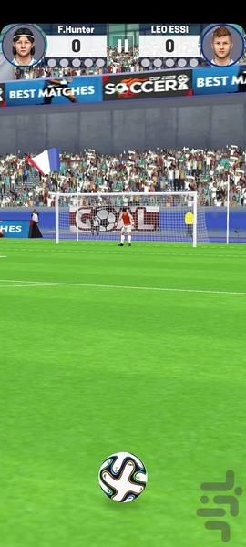 بازی فوتبال : ضربه آزاد - Gameplay image of android game
